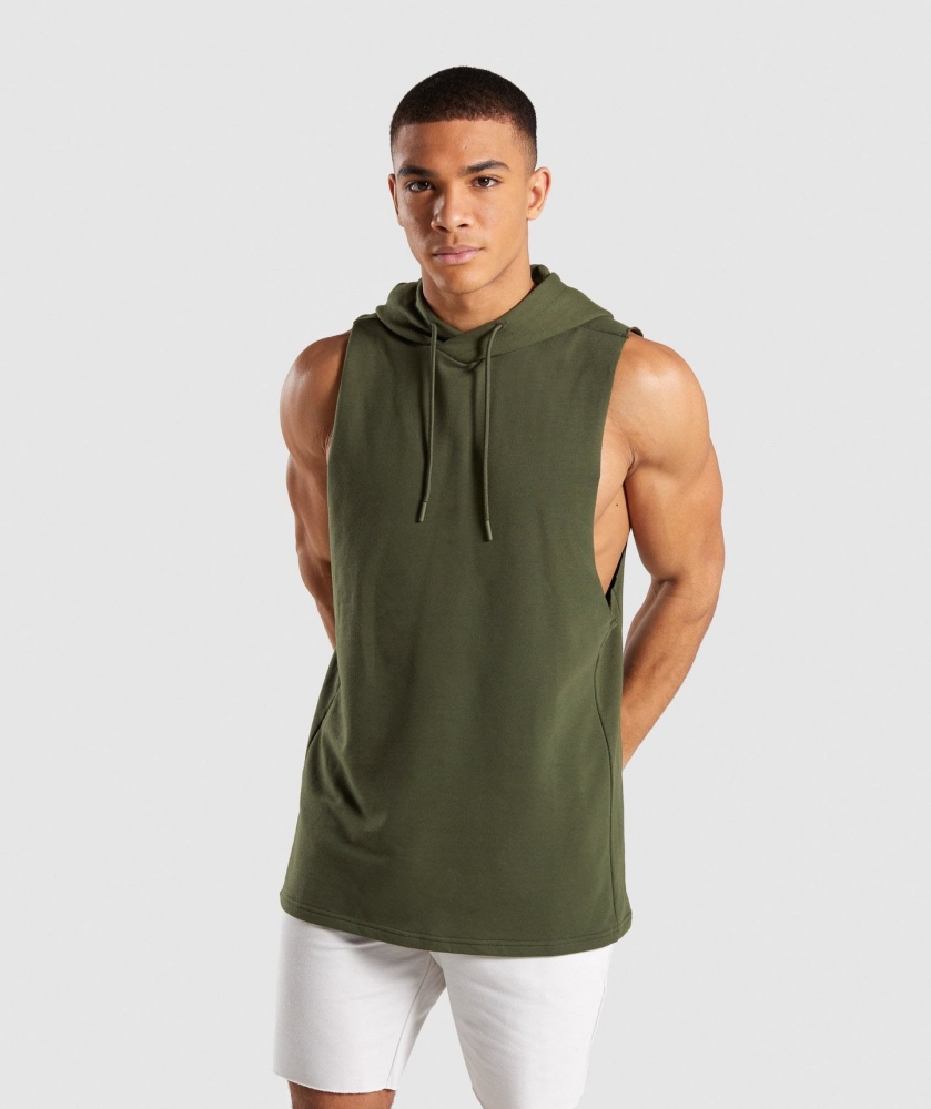 Hoodie Sleeve Less